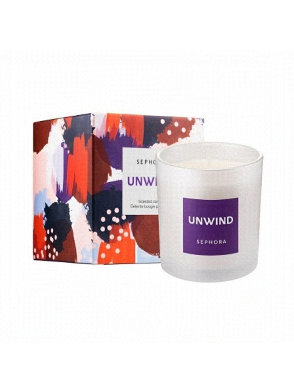 New Sephora Unwind soy candle